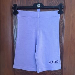 Knit Purple Biker Shorts by Marc Jacobs